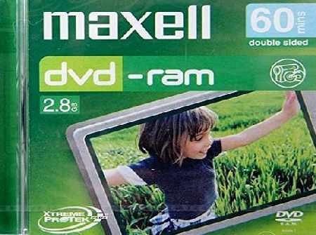 Maxell DVD-RAM 8 Cm 9Pack Camcorder disc. High Quality,each IN JEWEL CASE , 60Min (double sided) 2.8GB and 5 x Speed. Scratch Proof