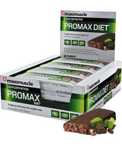 Maximuscle Promax Diet Bars Chocolate Mint - 12