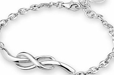 MBLife - Personalize Your Surprise Platinum Plated 925 Sterling Silver Infinity Bracelet (7``) Black Friday Deals