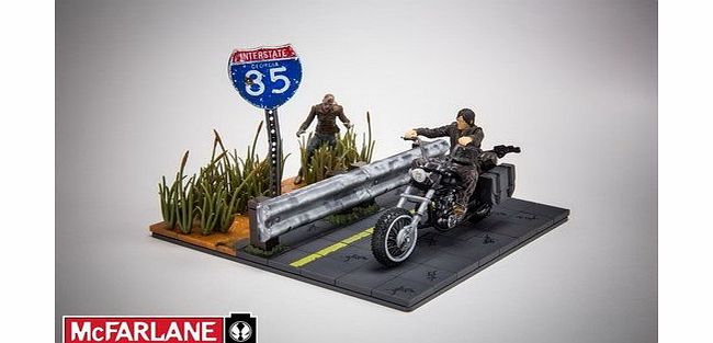 McFarlane The Walking Dead Building Sets: Daryl With Chopper
