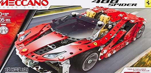 Meccano 6028974 ``Ferrari 488 Spider`` Building Set