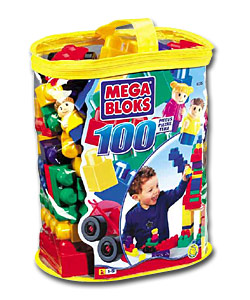 Mega Bloks 70 Piece Primary Colours Bag