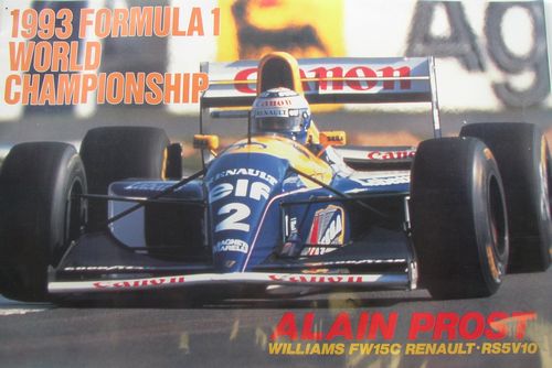 Williams Constructors Championship 1993 Prost (Laminated) Poster
