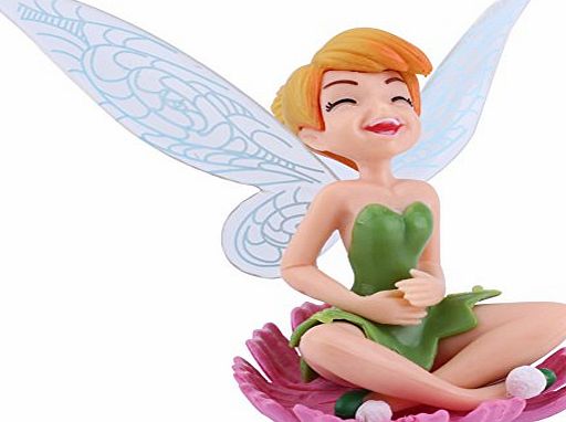 Merssavo 6Pcs Different Flower Fairy Ornaments Figurines Miniature Landscape Decor for Dollhouse Garden Home Decoration DIY