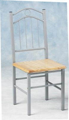 CHAIR SINGLE LOUIS SOLID SEAT