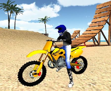 Mibejo Mobile Motocross Beach Jumping 3D - Motorcycle Stunt Game