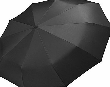Microrange (Visenta) Strongest Umbrella Super Extra Strong for Wind Resistance Automatic Open-Close 10 Ribs Super Strong Umbrella, Best Windproof Compact Travel Auto Open Close Made From Strong Fiber