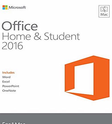 Microsoft Office Home and Student 2016 - Licence Key (Mac)