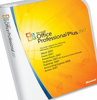 Microsoft Office Professional Plus 2007 Edition (3 User Licence)