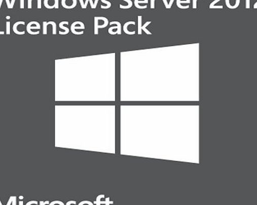 Microsoft Windows Server 2012 Client Access Licence (CAL) - User: 5 Pack (PC)