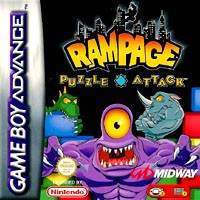 MIDWAY Rampage Puzzle Attack GBA