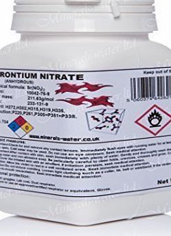 Minerals-water.ltd 100g Strontium nitrate anhydrous?red flame?high quality?Make sure to checkout with minerals-water to get whats on the picture?