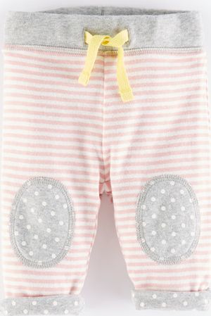 Mini Boden, 1669[^]35224518 Reversible Jersey Trousers Blush/Grey Marl Mini