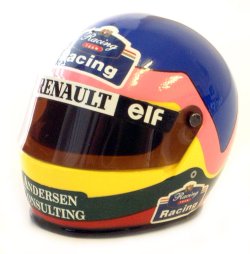 Minichamps 1:8 Scale Helmet - J.Villeneuve 1996 1/8