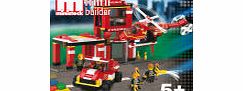 Ministeck Fire Station Helicopter and Car