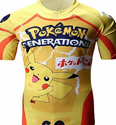 Miracle  Mens Breathable Cycling Short Sleeve Jersey Cycle Running Jacket Bicycle Top