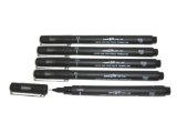Mitsubishi UniPin 5pc Technical Drawing Fine Line Pen Set