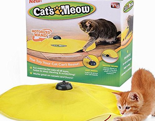 Mixse Cats Meow Undercover Mouse Interactive Toy for Indoor Cats Kitten Accessories