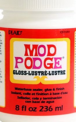 Mod Podge 8 oz Waterbase Sealer, Glue and Finish, Clear