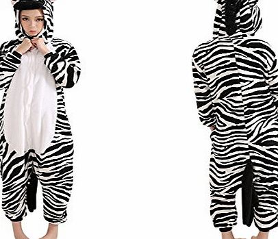 Molly unisexo Adult Costume Cosplay Homewear Kigurumi Pyjamas, Zebra Pja, Small