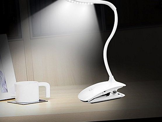 Mospro Desk Lamp Hometek Table Lamps Clip-on Desk Lamps Flexible Clamp Lamps Touch Sensitive Bedside Table Lamps Small Reading Lights Working amp; Learning Desk Lights Rechargeable LED Lamps Eye-protecting 