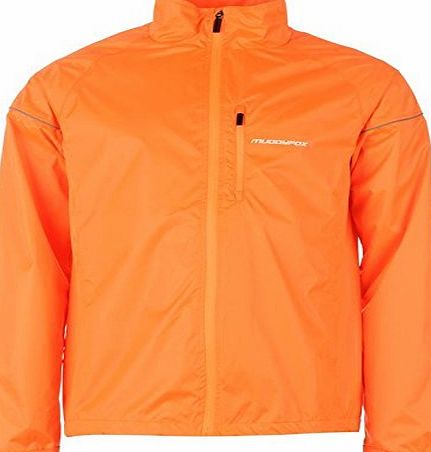 Muddyfox Mens Cycle Jacket Cycling Chest Pocket Lightweight Clothing Orange L