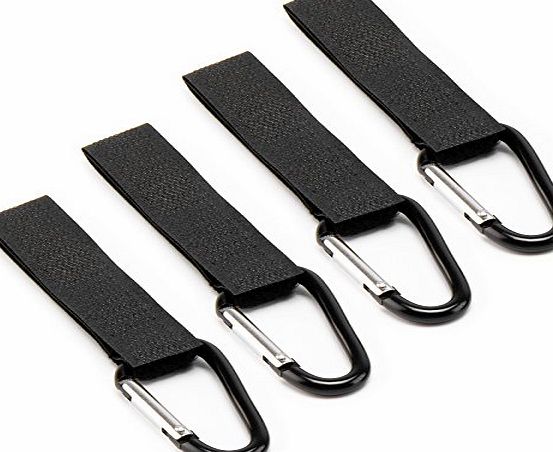 MultiWare Universal Shopping Bag Clip Pram Hook Stroller Buggy Clips (4 in a pack)