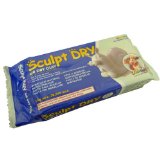 Mungyo Sculpt Dry Air Drying Clay - 1kg - White