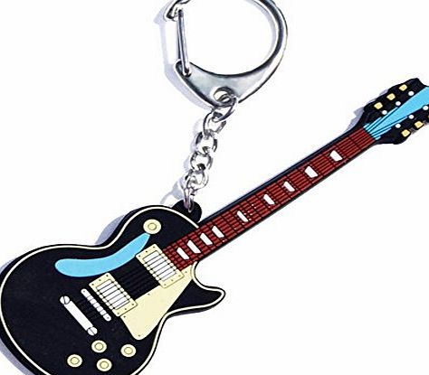 My Music Gifts ``Vintage Electric Guitar`` PVC Key Ring