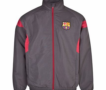 n/a Barcelona Essentials Track Jacket Charcoal Boys