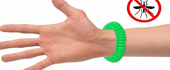 NAT REPEL Natural Mosquito Repellent - Mosquito Repellent Bracelets - 10 Pack - No Deet - Waterproof - Infused With Citronella Essential Oil, Lemongrass, Geraniol - Pure Natural Essential Oils - Avoid Mosquito 