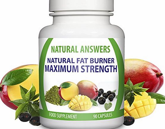 Natural Answers ULTRA Strong WEIGHT LOSS Natural Fat Burner Diet Pills - 1 Month Supply - Fat Burners For Men amp; Women - Work Quicker Than Raspberry Ketone, Colon Cleanse, T5, T6 - Lose Weight Fast Slimming Supple