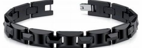 ND Outlet - Men Bracelets Black Ceramic Bracelet For Men Link H Style