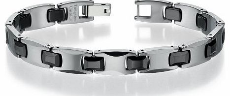 ND Outlet - Men Bracelets Two Tone Ceramic and Tungsten Bracelet For Men Link H Style