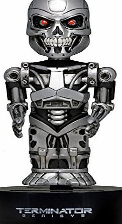NECA 42175 15 cm ``Terminator Genisys Endoskeleton Solar Powered Body Knocker Bobble Head`` Figure