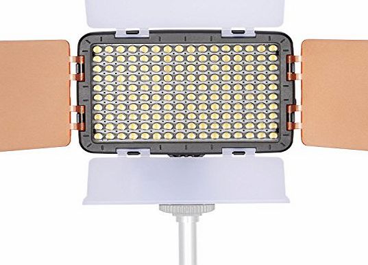 Neewer OE-160 160 Pieces 5600K LED Barndoor On Camera Video Light for Canon, Nikon, Pentax, Panasonic, SONY, Samsung, Olympus and Other Digital SLR Cameras