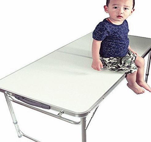 Nestling 4FT Portable Folding Table Camping Banquet Picnic Party Garden Foldable BBQ Table