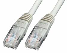 network Cable - CAT6  UTP  Grey  0.3m