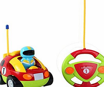 niceEshop TM) Cute Cartoon RC Race Car Radio Control Toys for Toddlers Kids (#01)