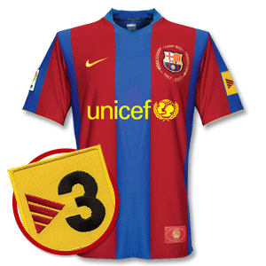 Nike 07-08 Barcelona Nou Camp 50 Home shirt