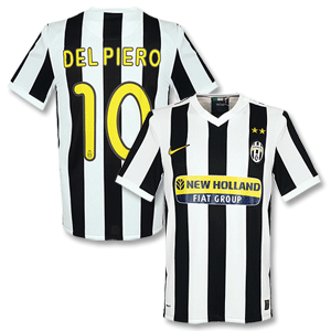 Nike 09-10 Juventus Home Shirt   Del Piero 10