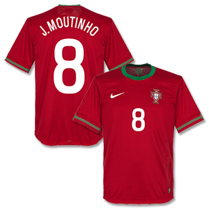 Nike 12-13 Portugal Home Shirt   J. Moutinho 8 (Fan