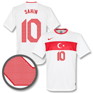 Nike 12-13 Turkey Away Stadium Shirt   Sahin 10 (Fan