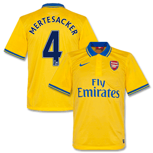 Nike Arsenal Away Mertesacker Shirt 2013 2014