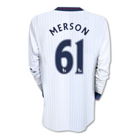 Nike Aston Villa Away Shirt 2009/10 with Merson 61