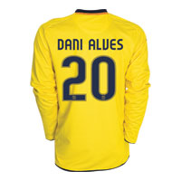 Nike Barcelona Away Shirt 2008/09 with Dani Alves 20