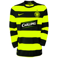 Nike Celtic Away Shirt Including Sponsor 09 - Long