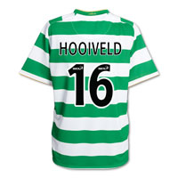 Nike Celtic Home Shirt 2008/10 with Hooiveld 16