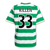 Nike Celtic Home Shirt 2008/10 with Killen 33 printing.