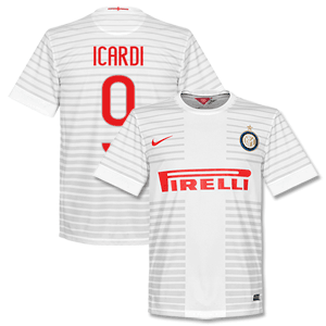 Nike Inter Milan Away Icardi 9 Shirt 2014 2015 (Fan